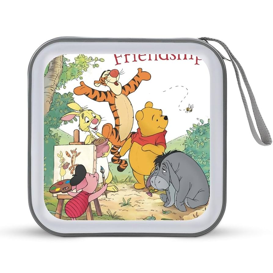 Amazon.co.jp: CDケース くまのプーさん CD/DVD収納バッグ DVD